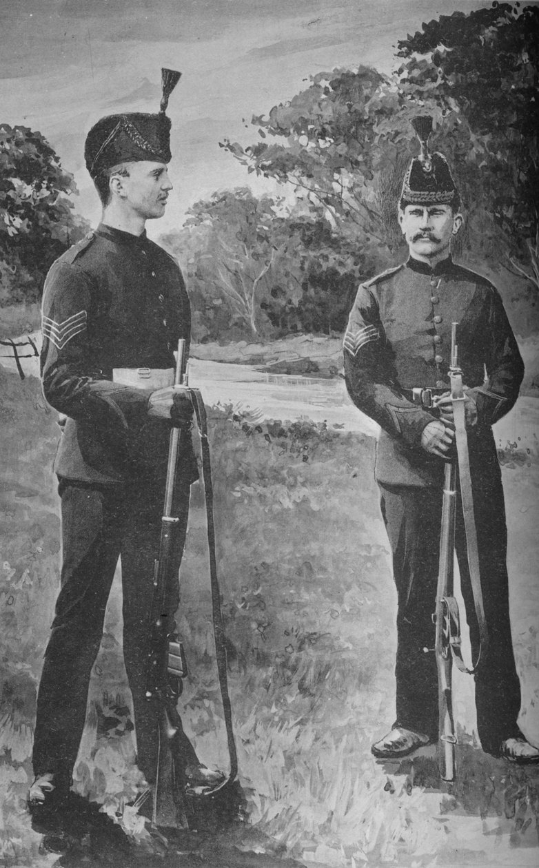 Őrmesterek, a lövészdandár., 1880 alkotó: Unbekannt