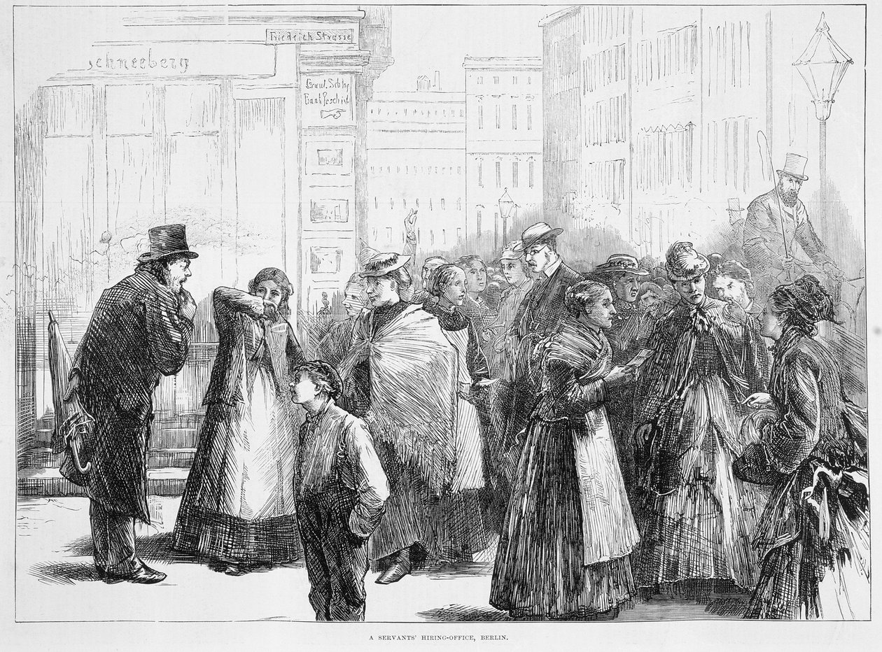 Szolgálóiroda, Berlin, Németország, 1874 alkotó: Unbekannt