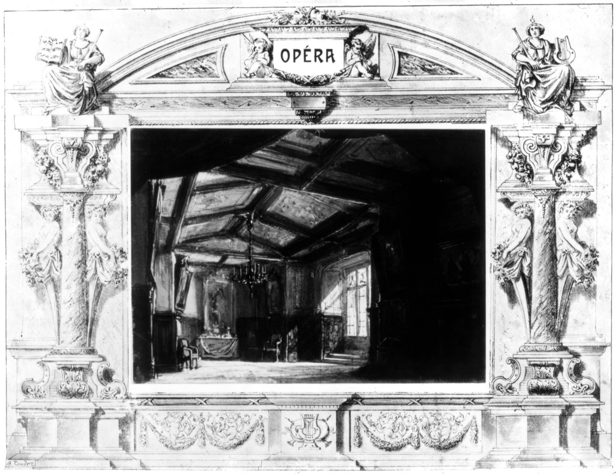 Díszlet: Mozarts Don Giovanni, 1875 alkotó: Unbekannt