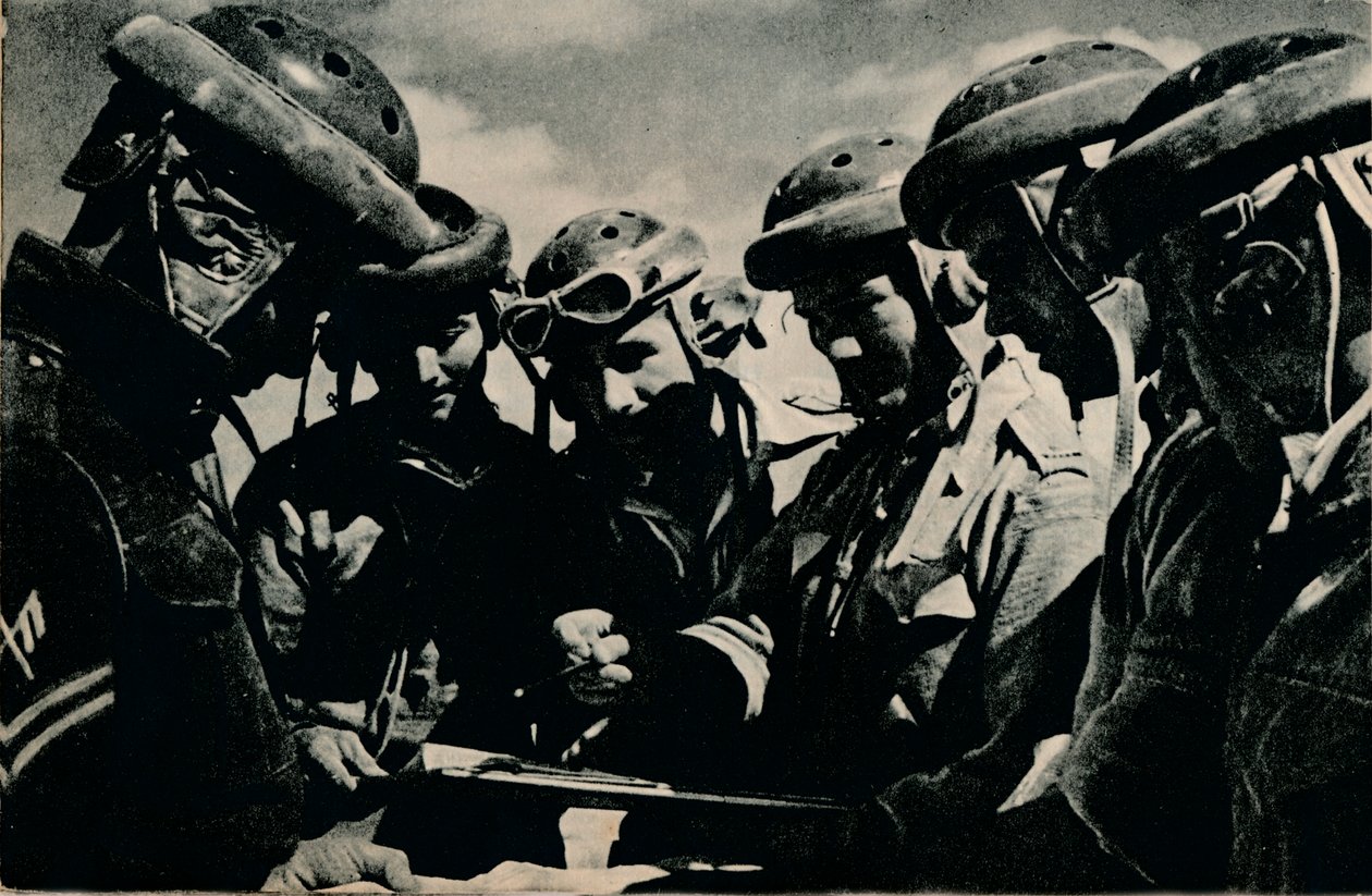 Súlyos problémákkal szembesültek a harckocsizók, c1941 1944 alkotó: Unbekannt