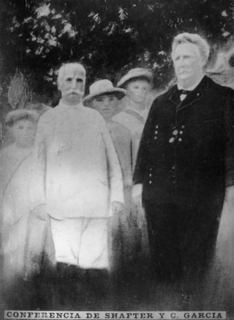 Shafter és Garcias konferencia, 1898, 1920-as évek alkotó: Unbekannt