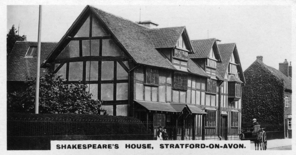 Shakespeare háza, Stratford-on-Avon, Warwickshire, 1920-as évek alkotó: Unbekannt