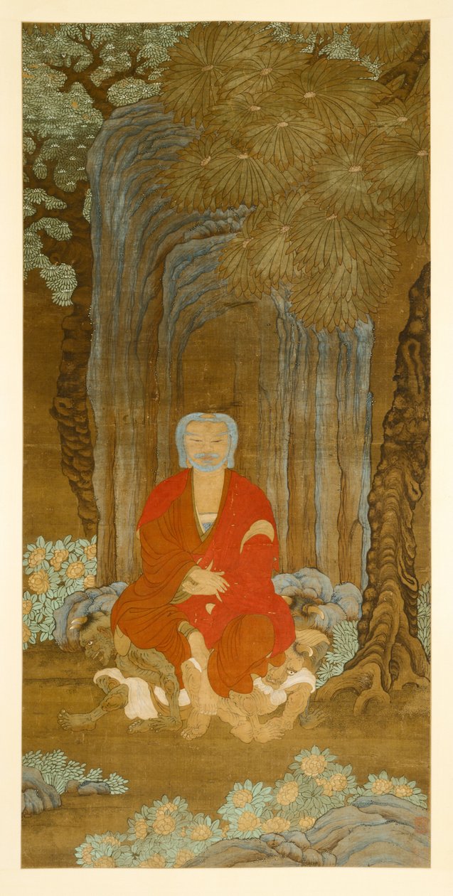 Shakyamuni a Bodhi-fa alatt, 1600-50. alkotó: Unbekannt