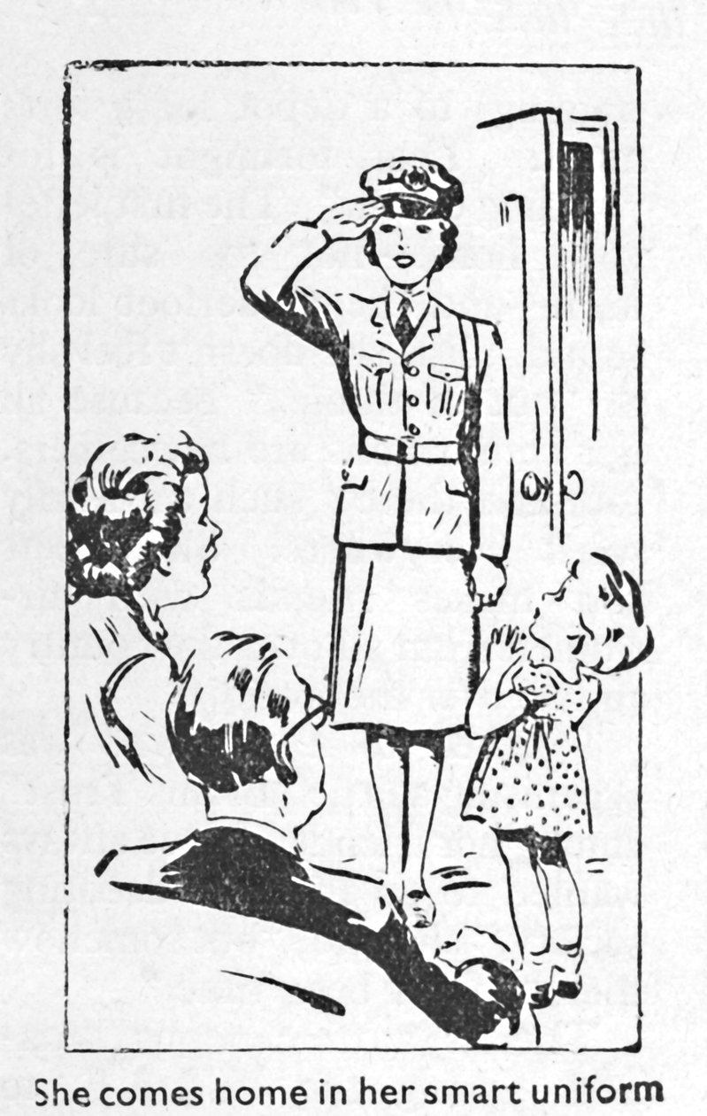 Elegáns egyenruhájában jön haza, 1940 alkotó: Unbekannt