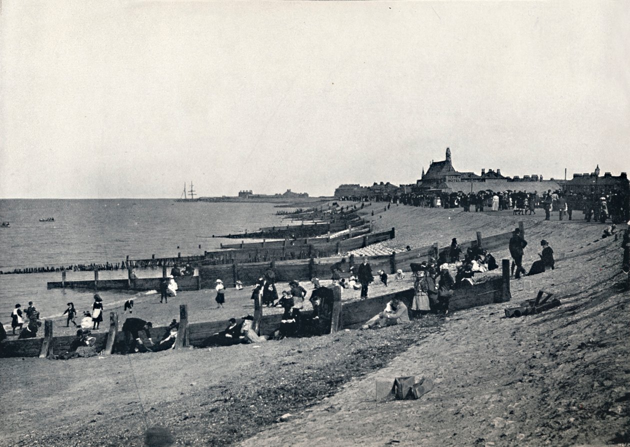 Sheerness - The Promenade and Beach, 1895 alkotó: Unbekannt