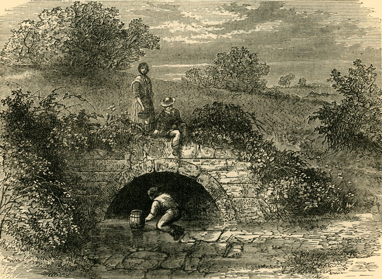 Pásztorkút 1820-ban, c1876. alkotó: Unbekannt