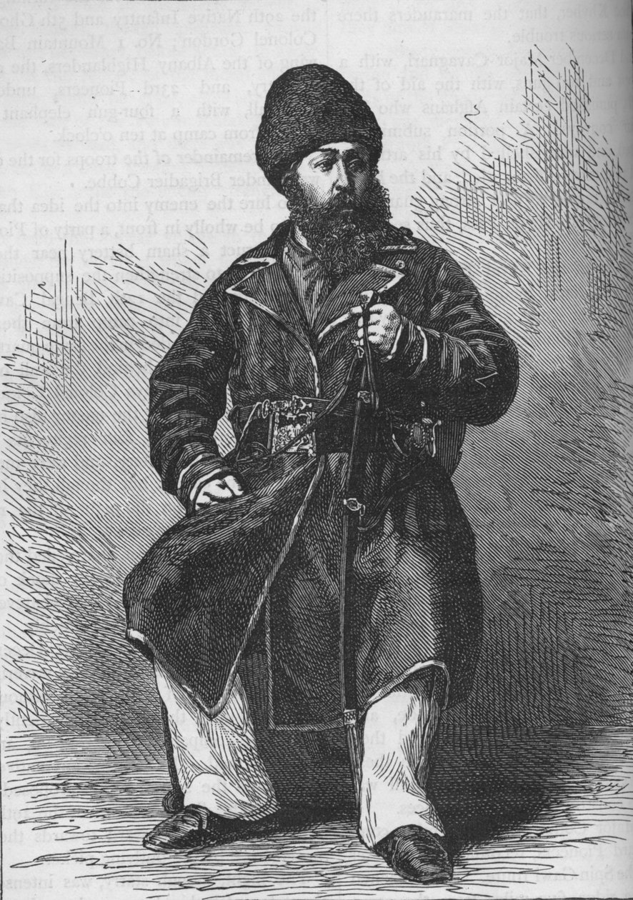 Sher Ali Khan, Ameer of Cabul, 1880 alkotó: Unbekannt
