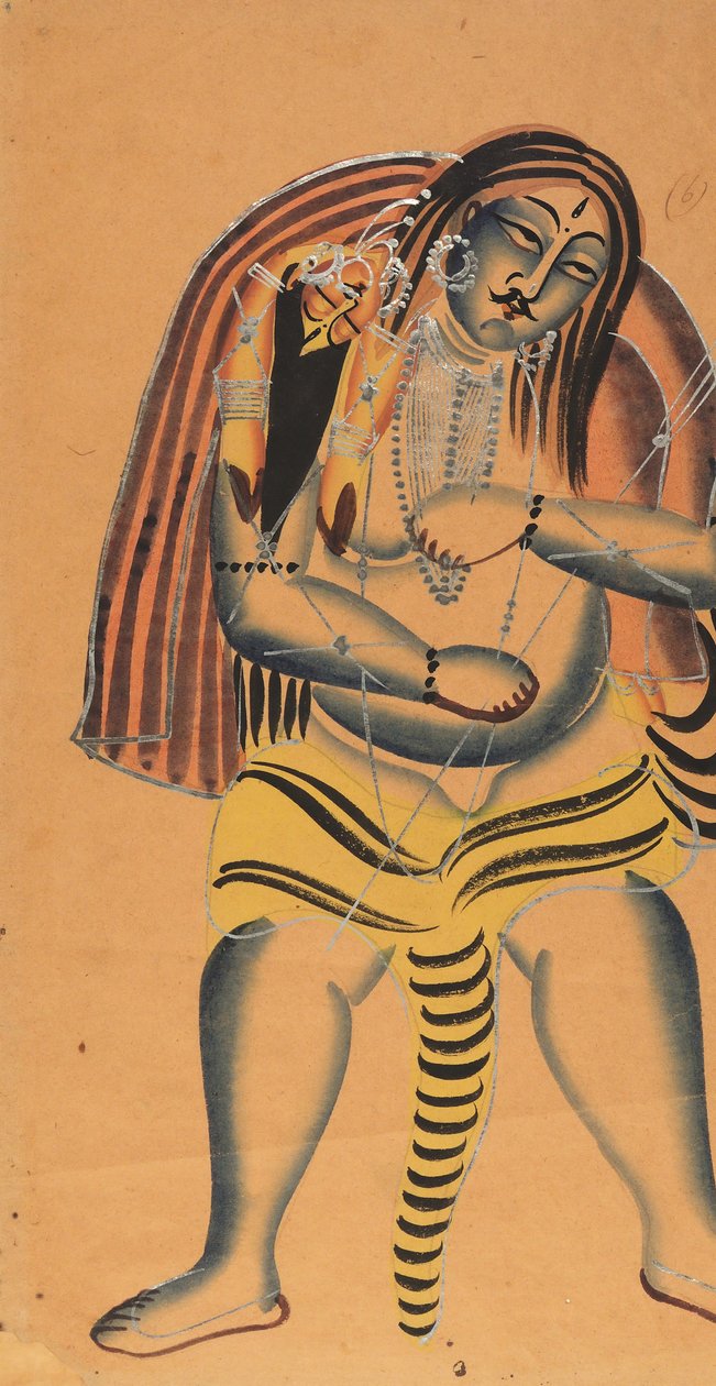 Shiva hordozza Sati holttestét, kb. 1865-75. alkotó: Unbekannt