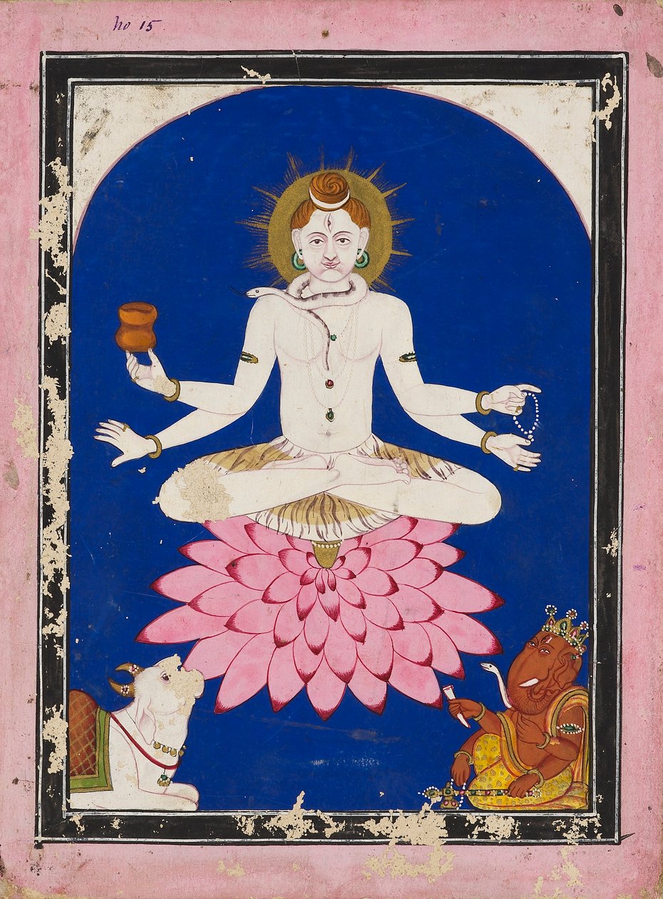 Shiva mint jógin, 19. század alkotó: Unbekannt