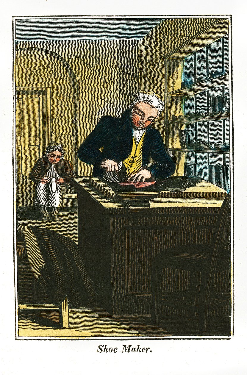 Cipőkészítő, 1823 alkotó: Unbekannt