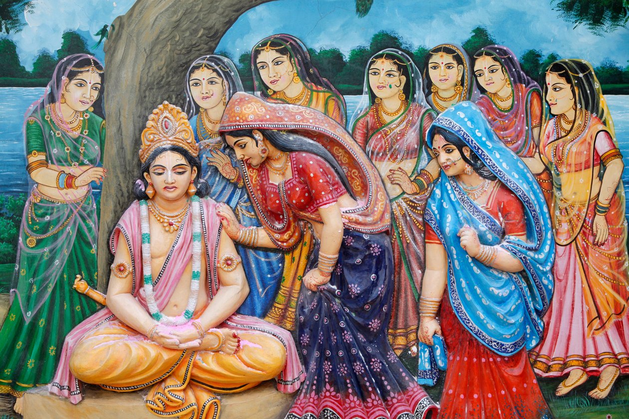 Shree Krishna Gauranga Vrindavan Inde alakját ölti alkotó: Unbekannt