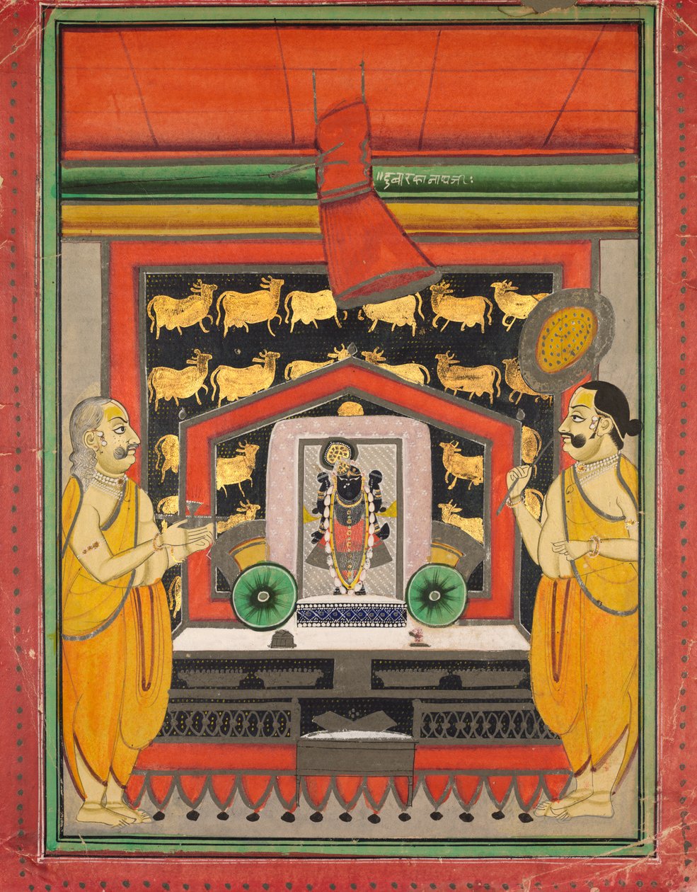 Shri Dwarkanathji, Kankroli Dubaraknathji, 1800-as évek közepe. alkotó: Unbekannt