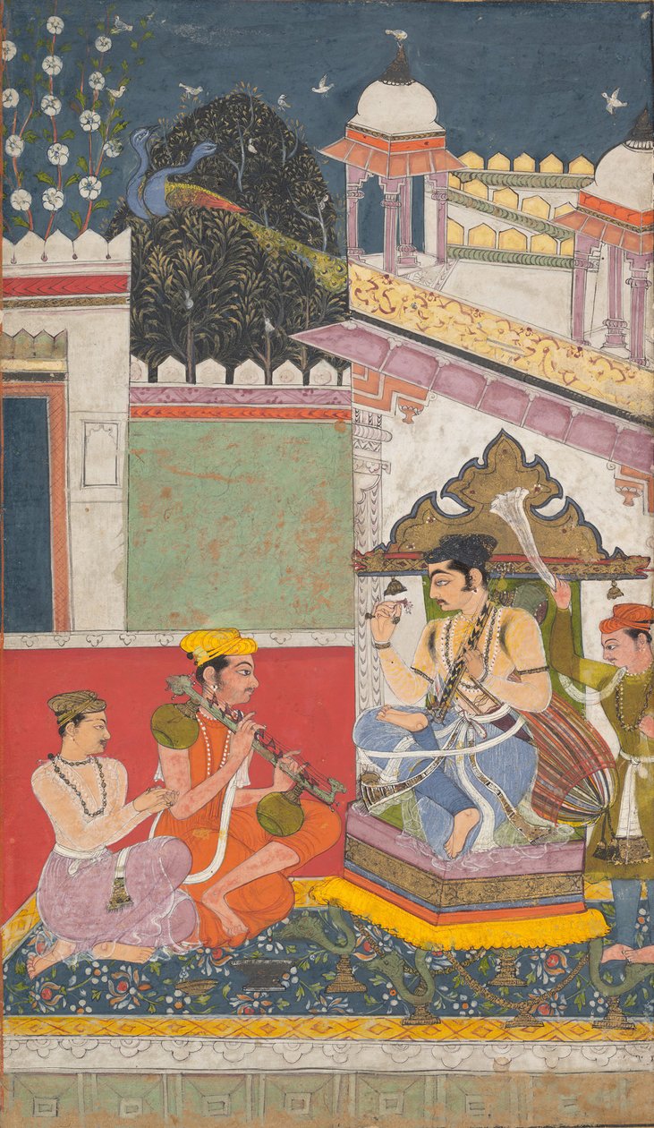 Shri Raga: Folio egy ragamala sorozatból Garland of Musical Modes, 17. század közepe. alkotó: Unbekannt