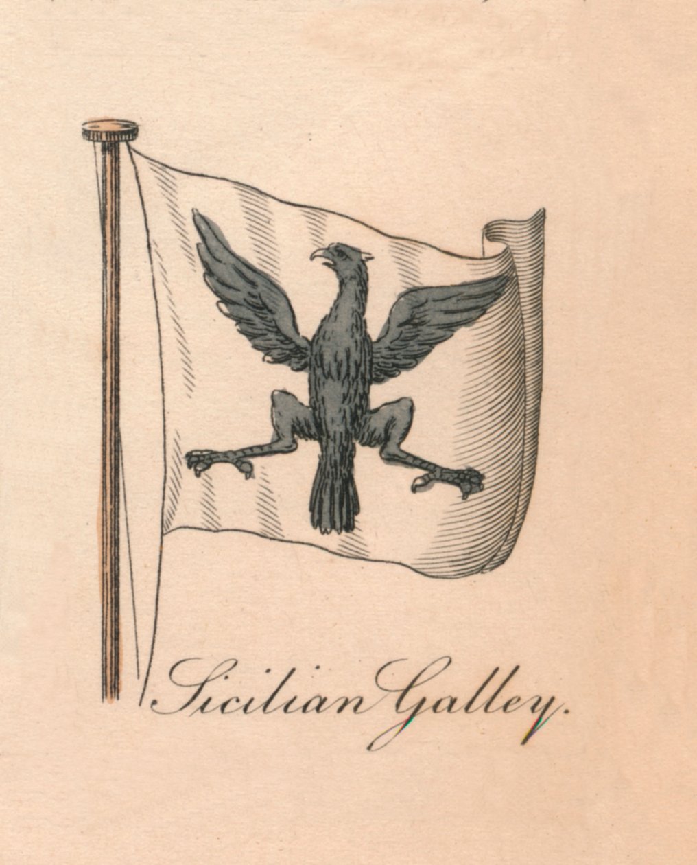 Szicíliai Gálya, 1838 alkotó: Unbekannt