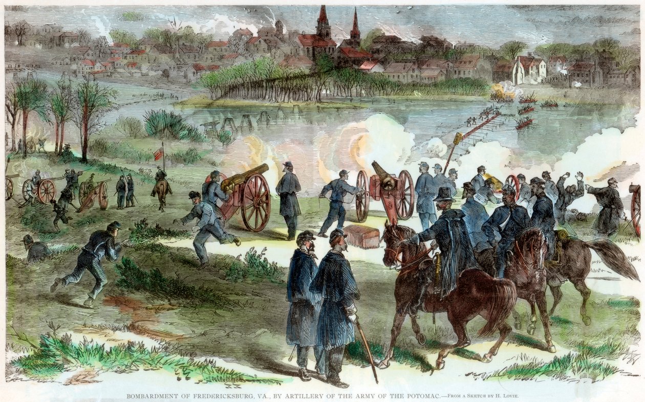 Fredericksburg ostroma, Virginia, amerikai polgárháború, c1864-c1865 alkotó: Unbekannt