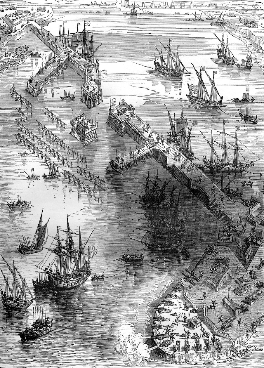 La Rochelle ostroma, Franciaország, 1627 1882-1884 alkotó: Unbekannt