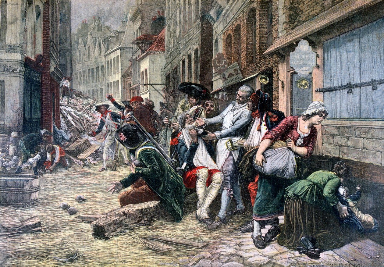 Lille ostroma, 1792. október, 1892 alkotó: Unbekannt