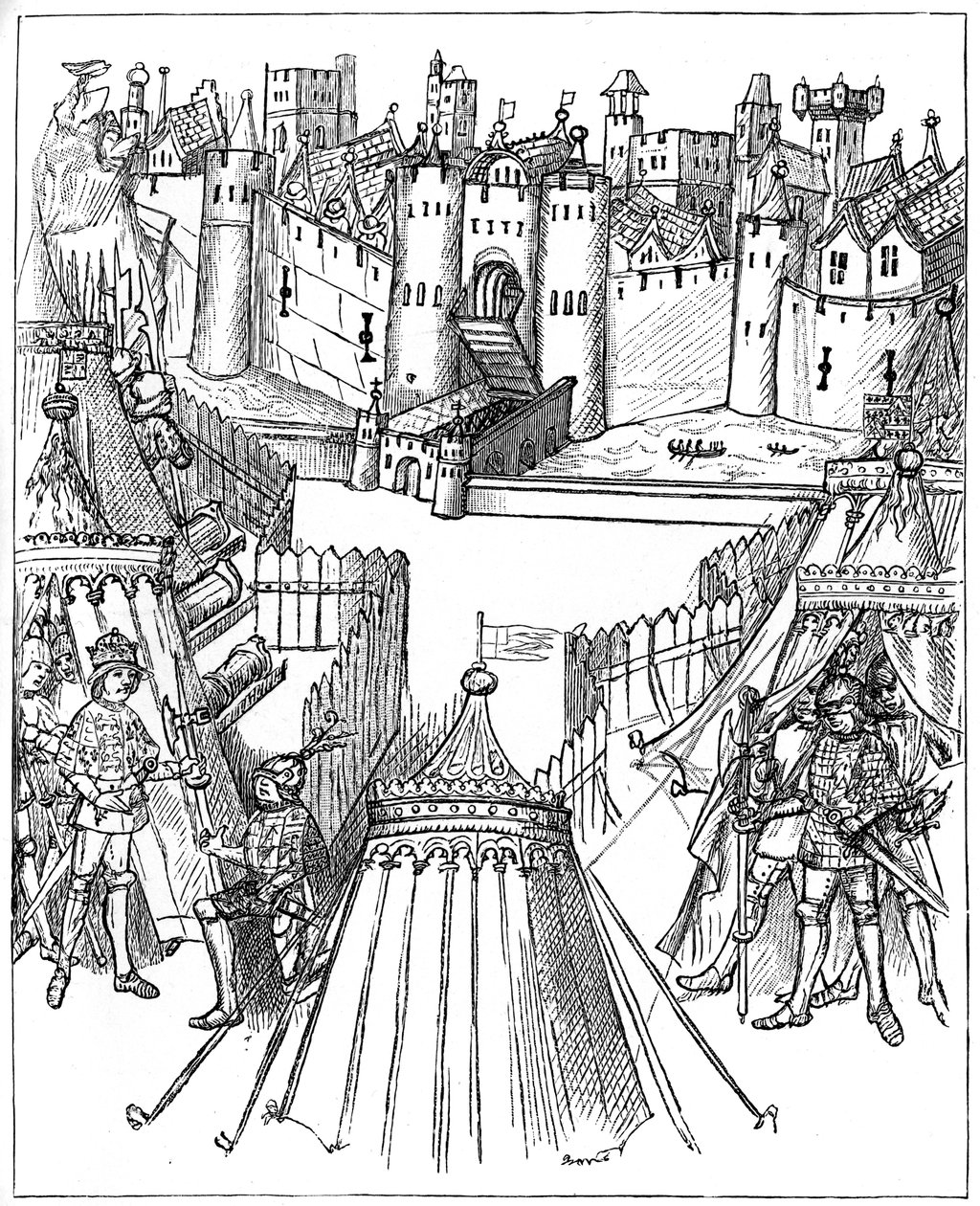 Rouen győzelmei, 1418-1419, 1893 alkotó: Unbekannt