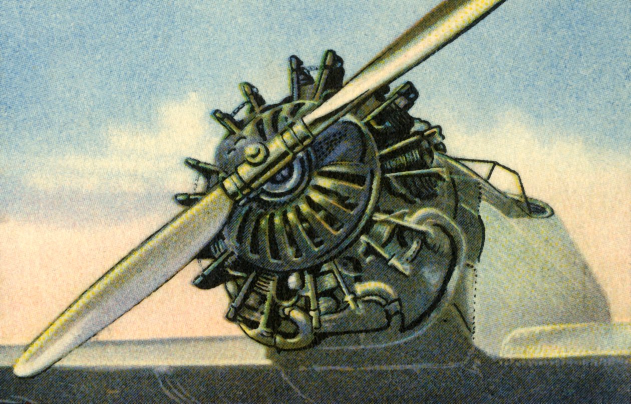 Siemens Sh 20 60 lóerős repülőgépmotor, 1932. alkotó: Unbekannt