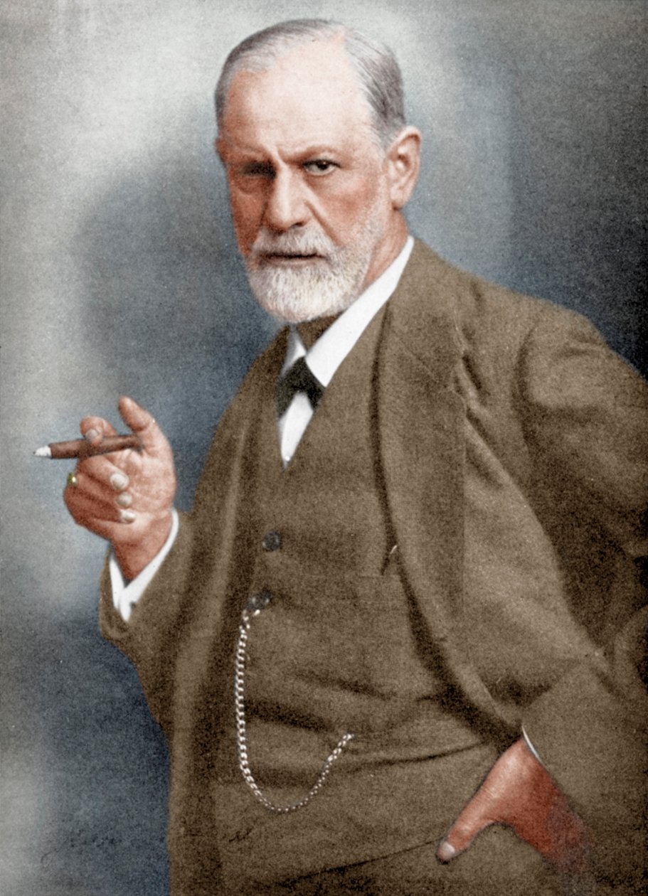 Sigmund Freud 1856-1939, osztrák neurológus alkotó: Unbekannt
