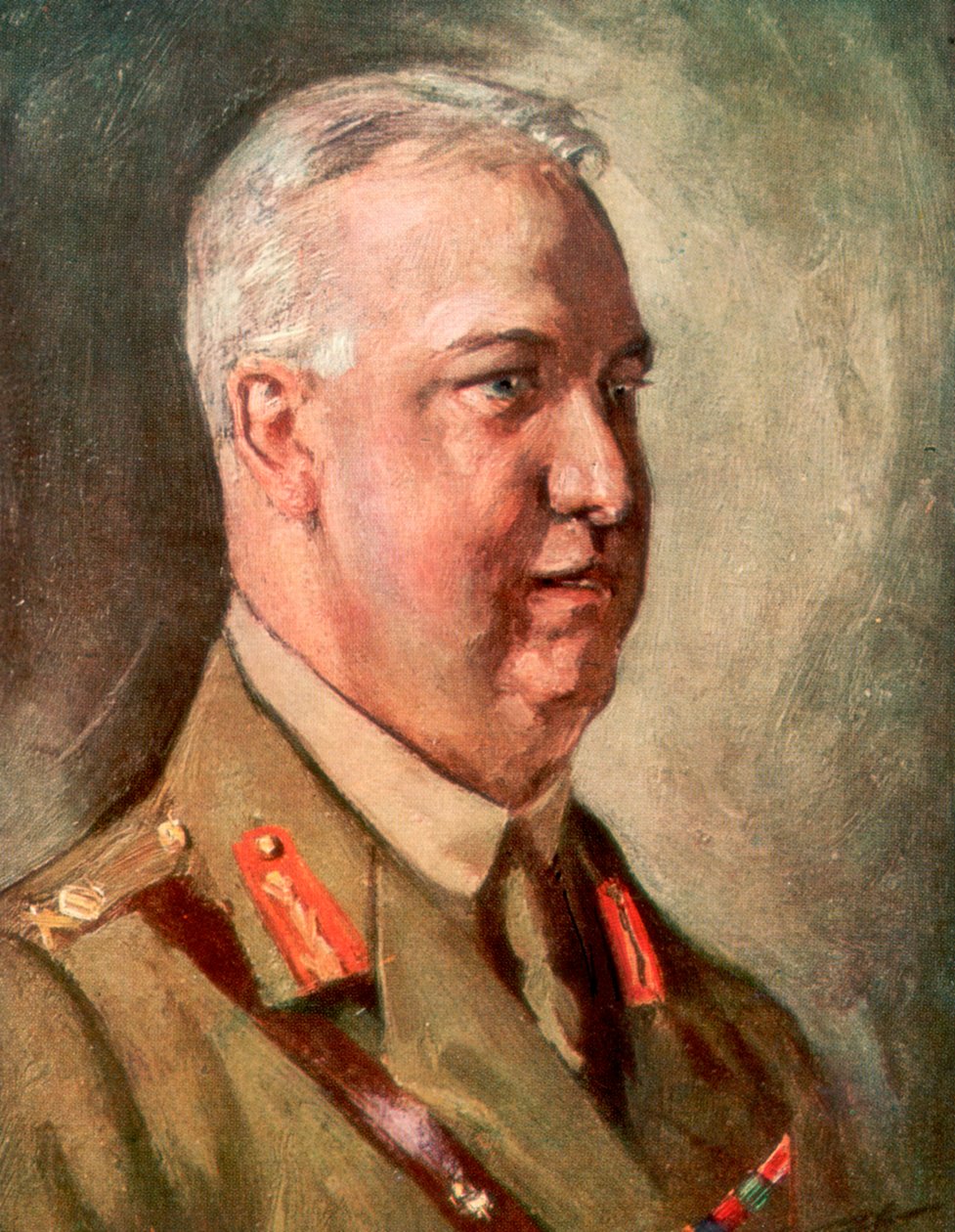 Sir Arthur William Currie, az első világháború kanadai tábornoka, 1926 alkotó: Unbekannt