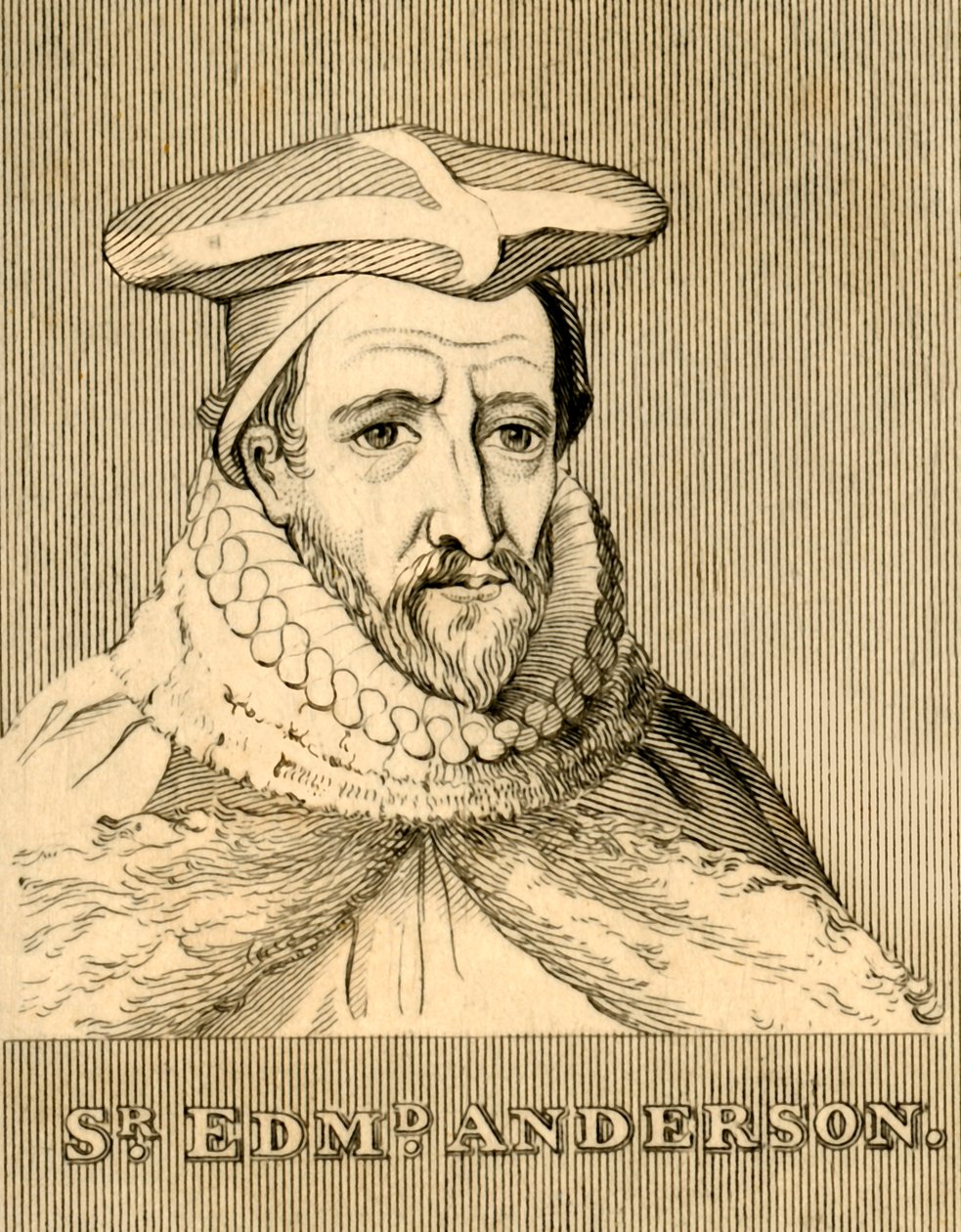 Sir Edmund Anderson, 1530-1605, 1830. alkotó: Unbekannt