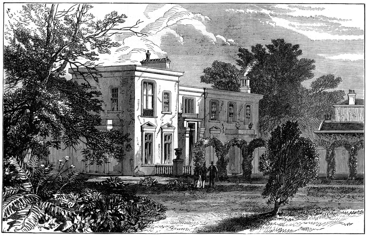 Sir Edwin Landseers 1802-1873 ház, Brighton, East Sussex, 1874 alkotó: Unbekannt