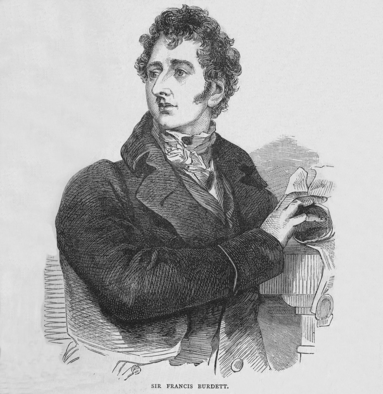Sir Francis Burdett, angol reformista politikus, 1810 1878 alkotó: Unbekannt