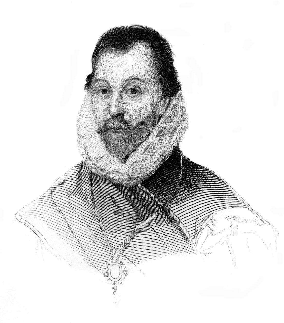 Sir Francis Drake, 16. századi angol navigátor és magánember, 1850 körül alkotó: Unbekannt