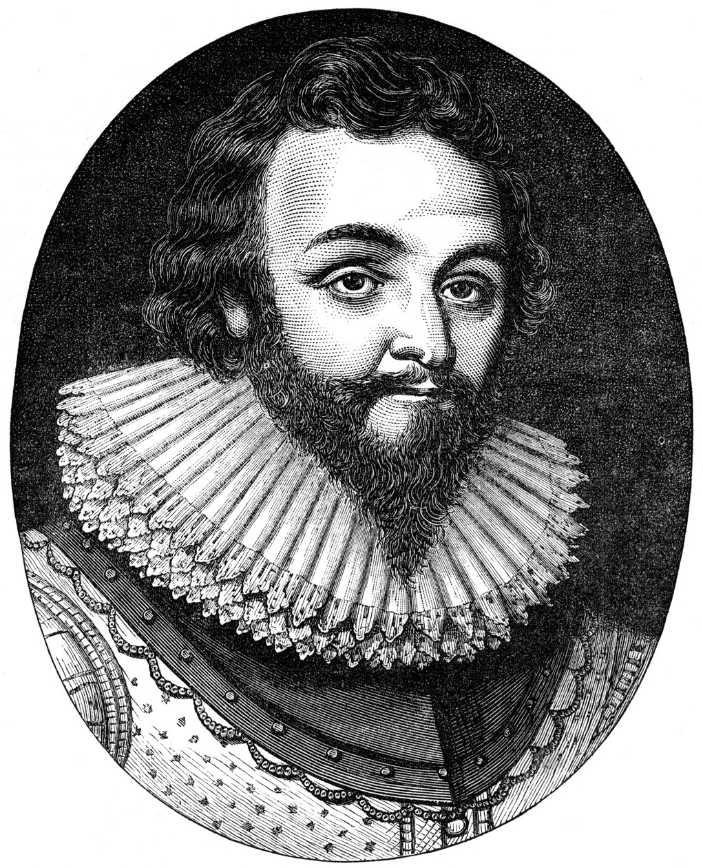 Sir Francis Drake, 16. századi angol navigátor és magánember, 1880-ban alkotó: Unbekannt