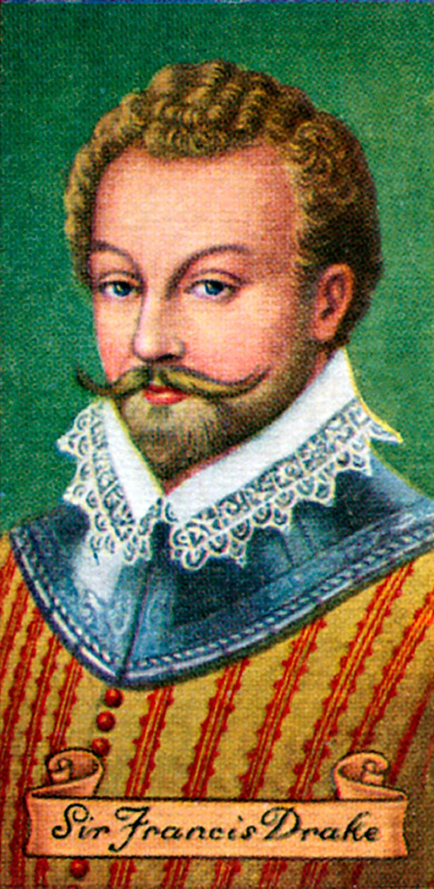 Sir Francis Drake, egy sor cigarettakártya, 1935 alkotó: Unbekannt