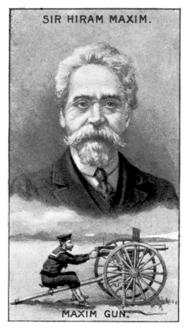 Sir Hiram Stevens Maxim, a Maxim Gun feltalálója, 1924 alkotó: Unbekannt