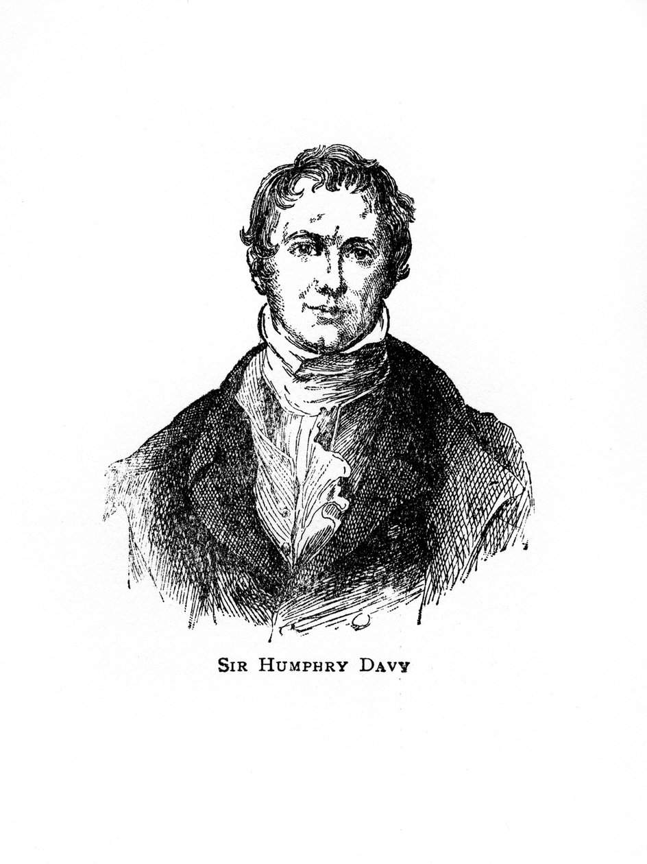 Sir Humphry Davy, cornwalli kémikus és fizikus, XX. század alkotó: Unbekannt
