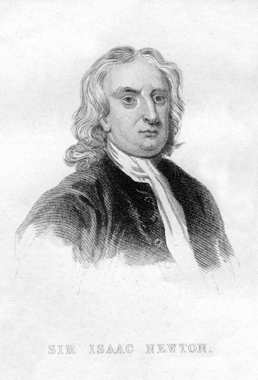 Sir Isaac Newton angol matematikus, csillagász és fizikus alkotó: Unbekannt