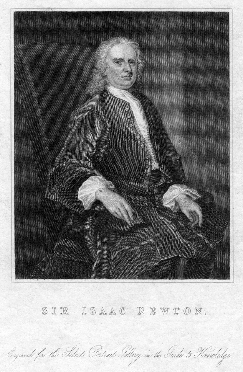 Sir Isaac Newton angol matematikus, csillagász és fizikus, XIX alkotó: Unbekannt