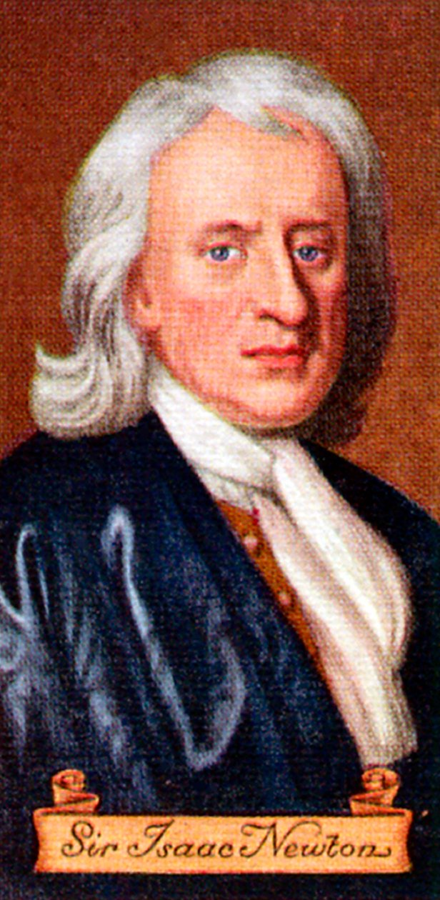 Sir Isaac Newton, egy sor cigarettakártya, 1935 alkotó: Unbekannt
