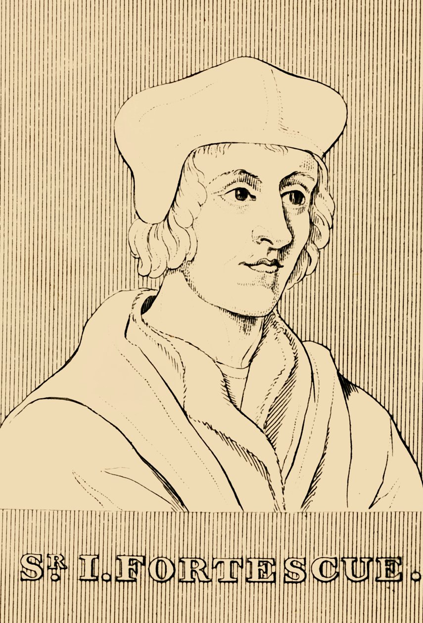 Sir J. Fortescue, c1394-1479, 1830. alkotó: Unbekannt