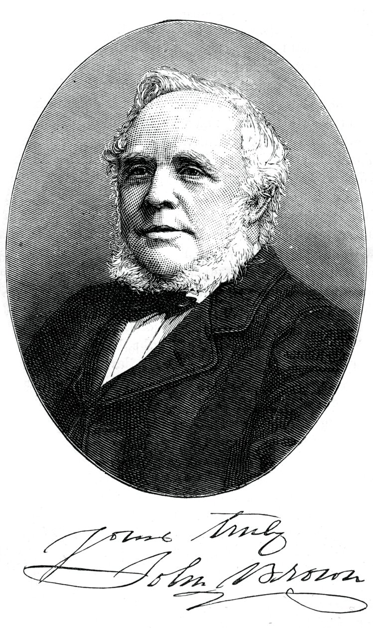 Sir John Brown, brit iparos, 1880 alkotó: Unbekannt