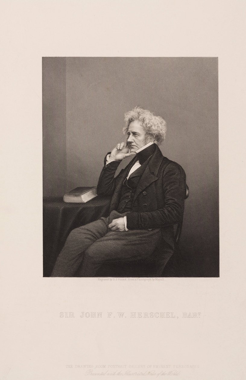 Sir John Herschel angol csillagász és tudós, 1860 körül alkotó: Unbekannt