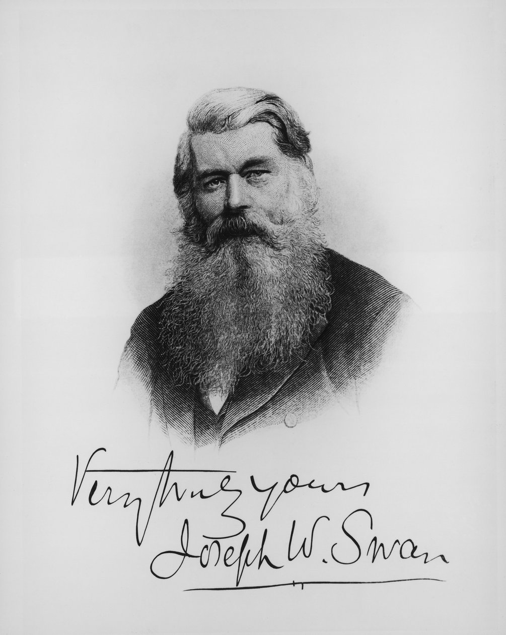 Sir Joseph Wilson Swan, tudós és feltaláló, 1900 alkotó: Unbekannt