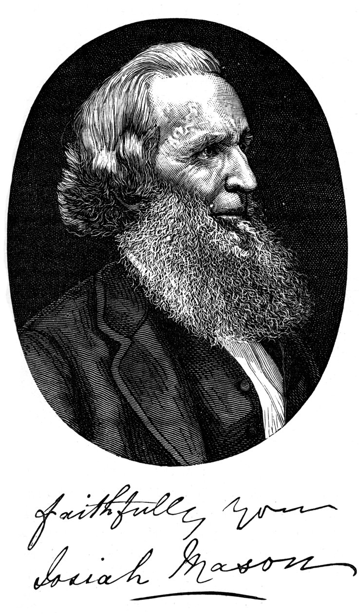 Sir Josiah Mason, angol tollgyártó, c1880 alkotó: Unbekannt