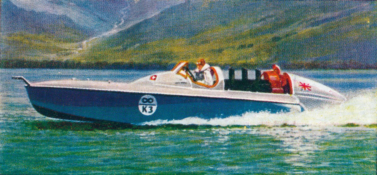 Sir Malcolm Campbells Bluebird, 1938 alkotó: Unbekannt
