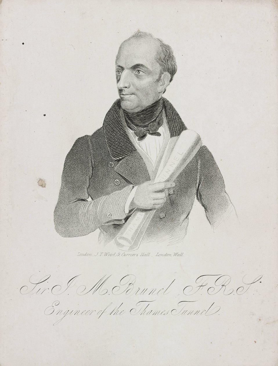 Sir Marc Isambard Brunel, francia származású angol mérnök és feltaláló, 1810 körül alkotó: Unbekannt