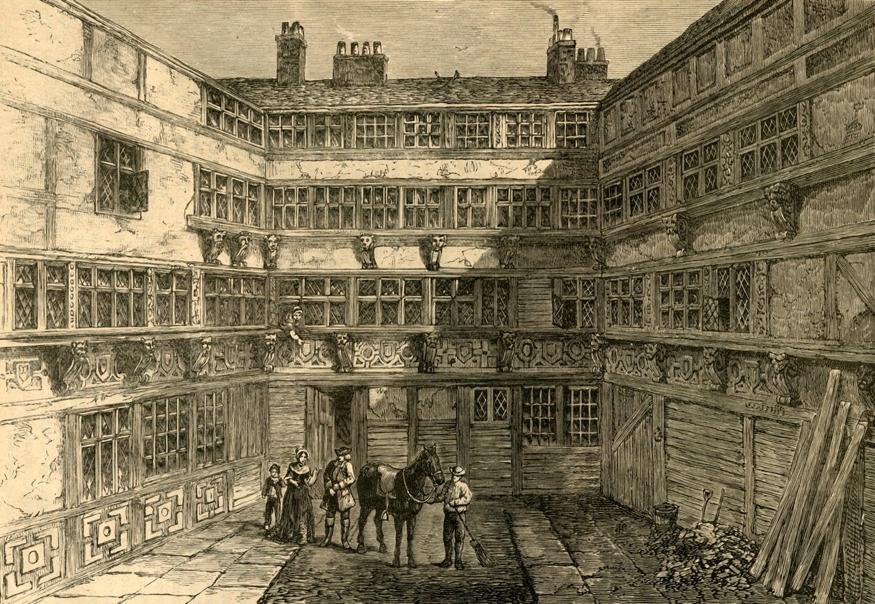 Sir R. Whittingtons House, Crutched Friars, 1803, 1897. alkotó: Unbekannt