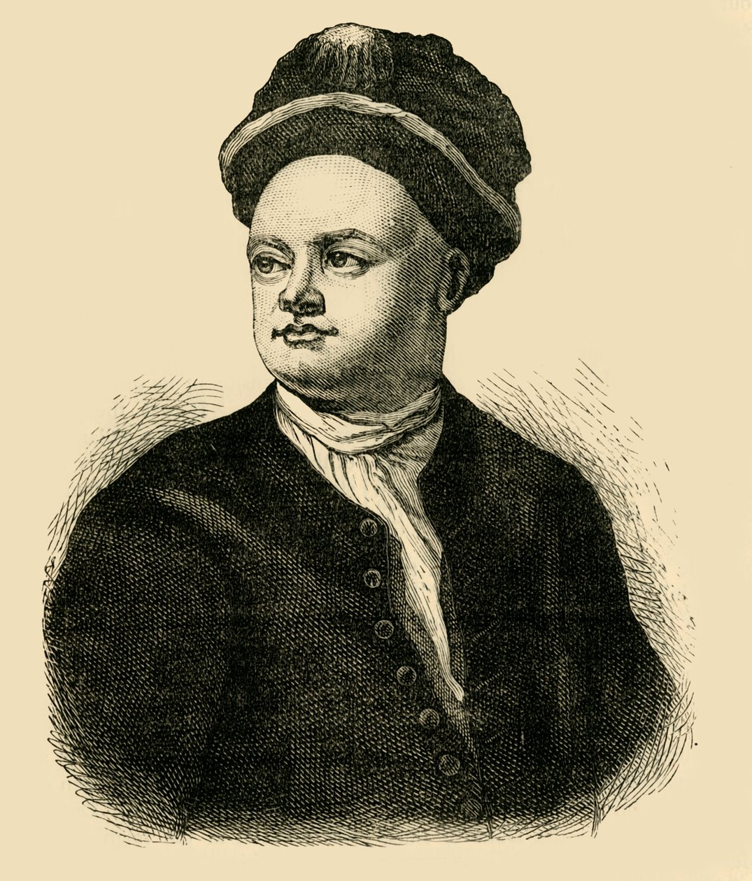 Sir Richard Steele, c1700, c1876. alkotó: Unbekannt