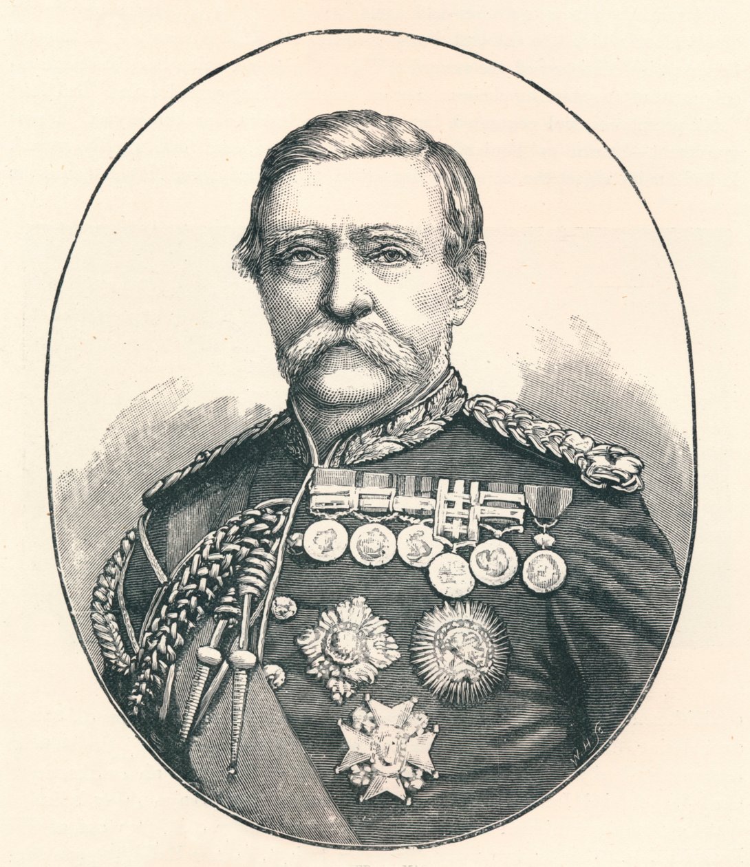 Sir Robert Napier 1791-1876, Lord Napier Magdala, 1896 alkotó: Unbekannt