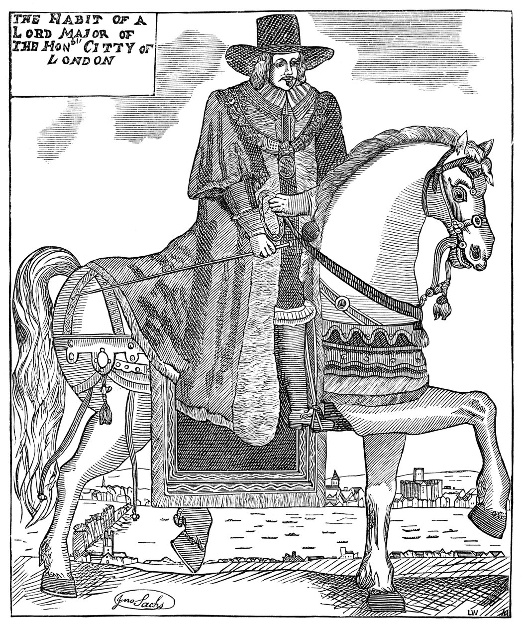 Sir Robert Titchborne, London polgármestere 1656 1886 alkotó: Unbekannt