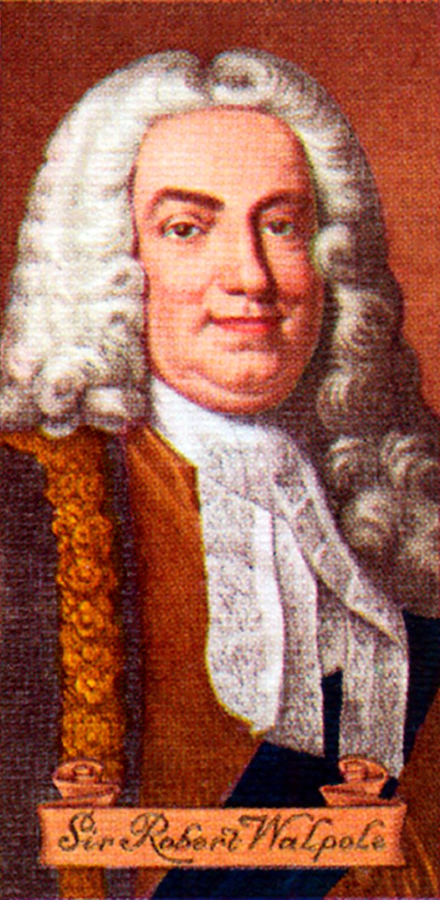 Sir Robert Walpole, egy sor cigarettakártya, 1935 alkotó: Unbekannt