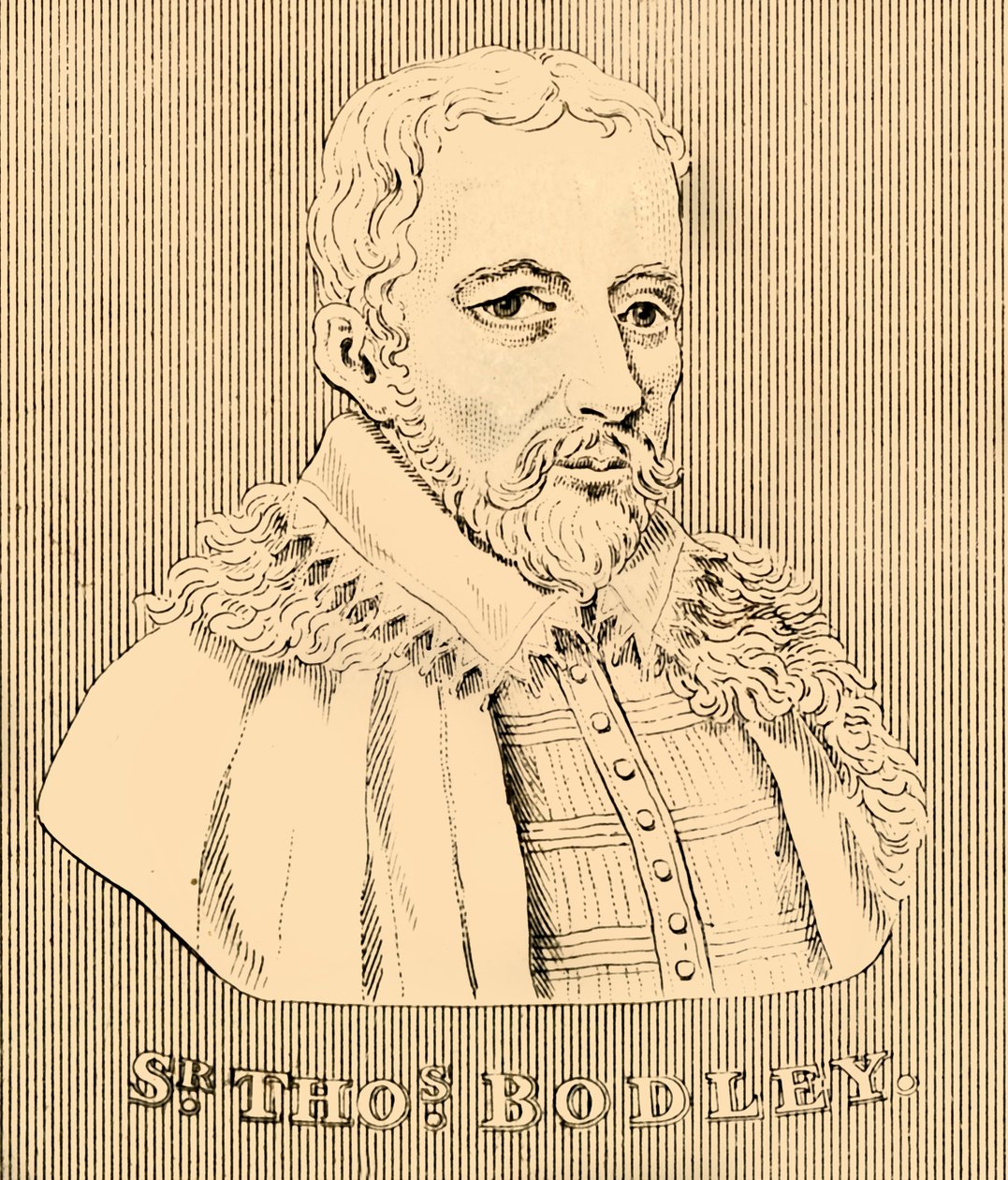 Sir Thomas Bodley, 1545-1613, 1830. alkotó: Unbekannt