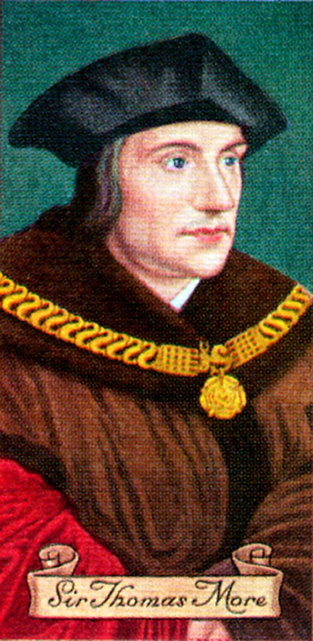 Sir Thomas More, egy sor cigarettakártya, 1935 alkotó: Unbekannt